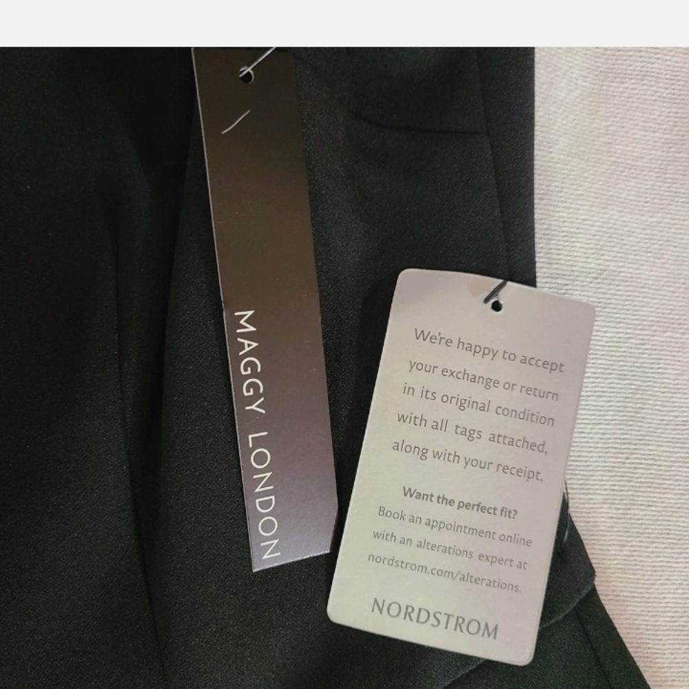 Maggy London Classic Black Jumpsuit - Picture 6 of 8